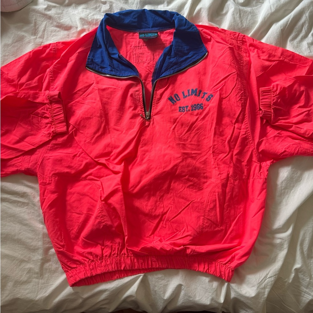 Authentic “No Limit” Vintage 90’s windbreaker Pullover